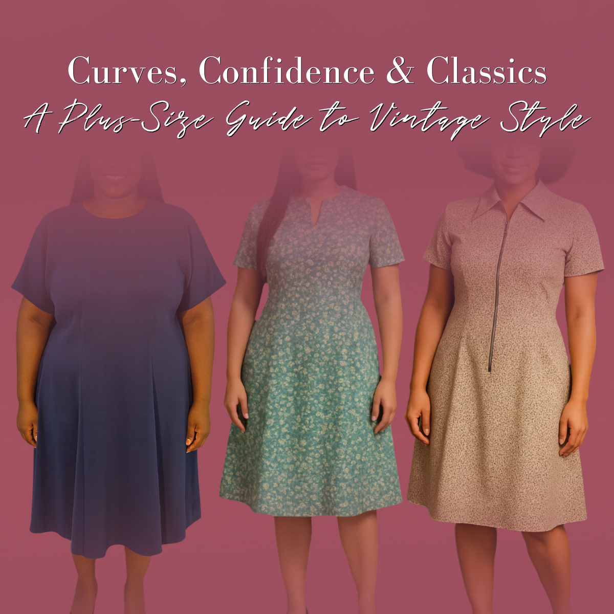 Curves, Confidence & Classics: A Plus-Size Guide to Vintage Style