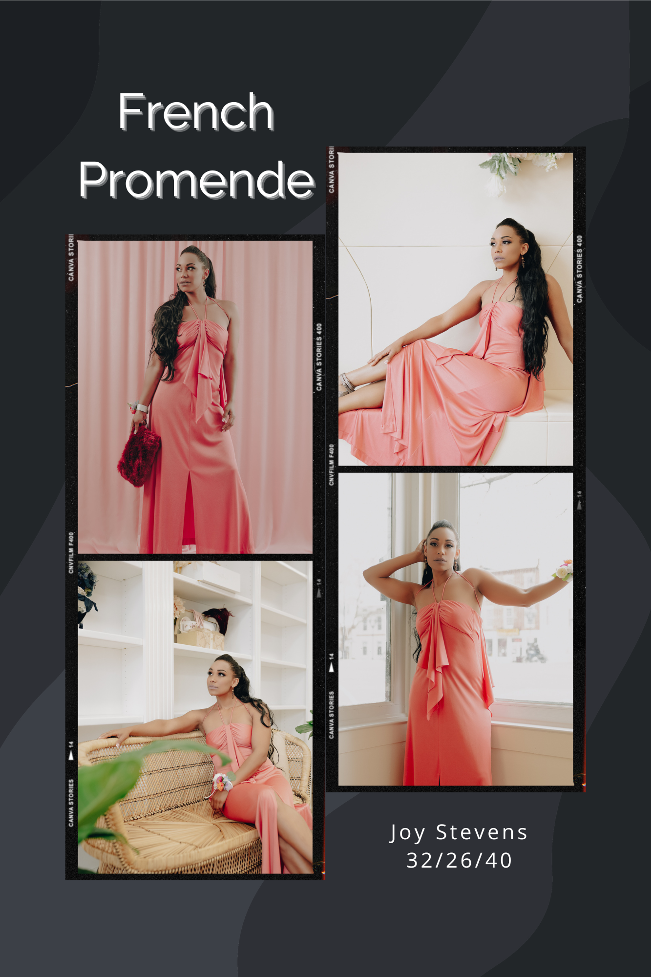 Disco Diva 70s Maxi Dress in Peach - Size S