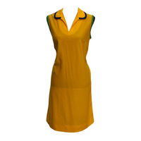 Vintage Crayola Inspired Shear Dress in Yellow – Size L
