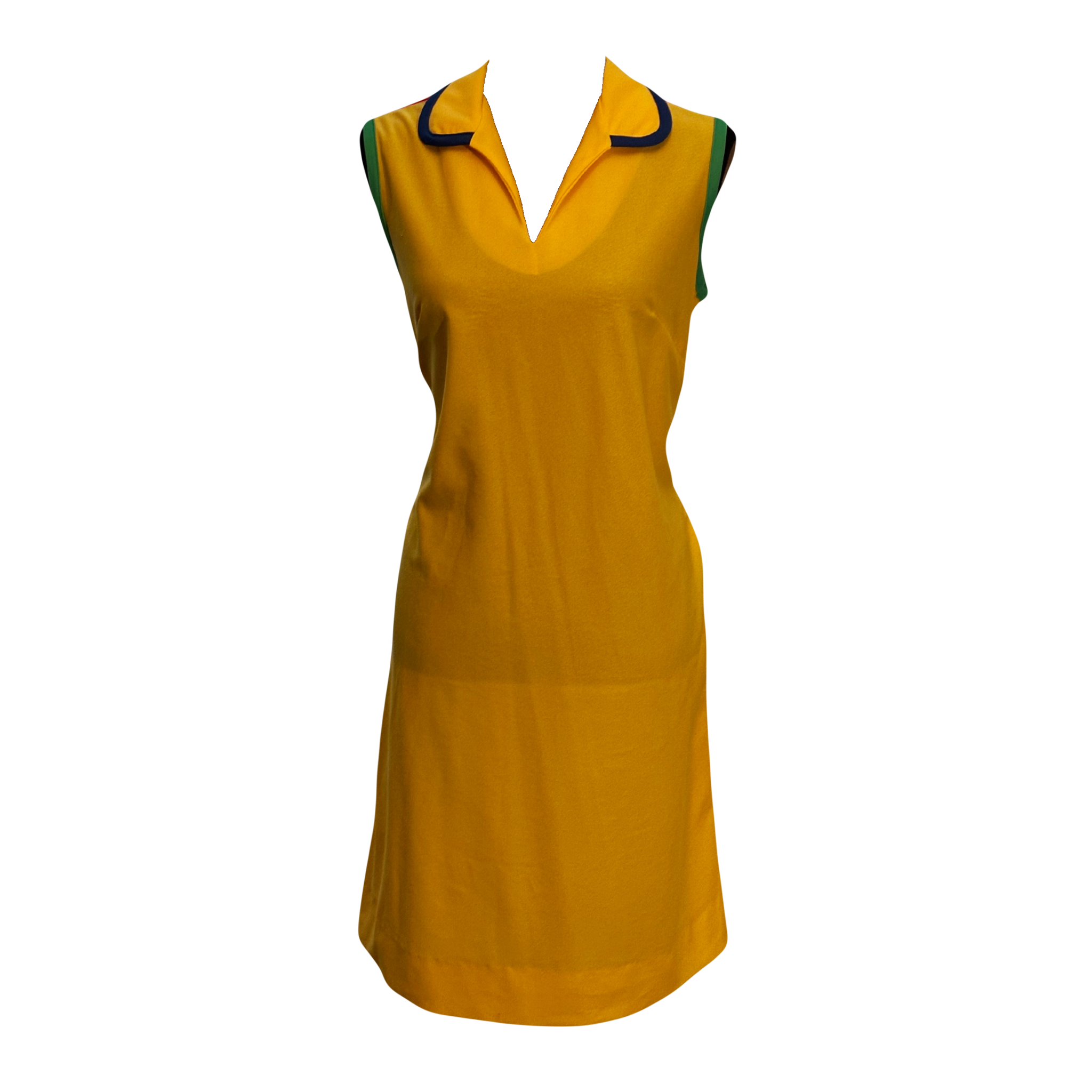 Vintage Crayola Inspired Shear Dress in Yellow – Size L