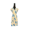 Vintage Blue and White Floral Summer Dress - Size L/XL (12-14)