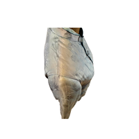 Vintage Asian Brocade Jacket in Sky Blue – Elegant Silk-Style Design