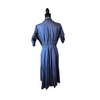 *Clearance*  Periwinkle blue vintage silk dress - *imperfections* Size L