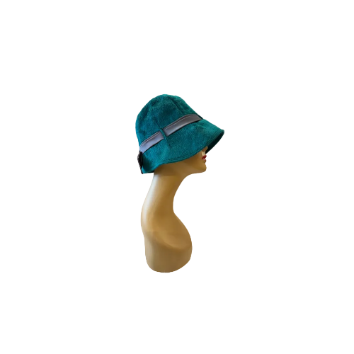 1960s Sonni California Green Cloche Hat