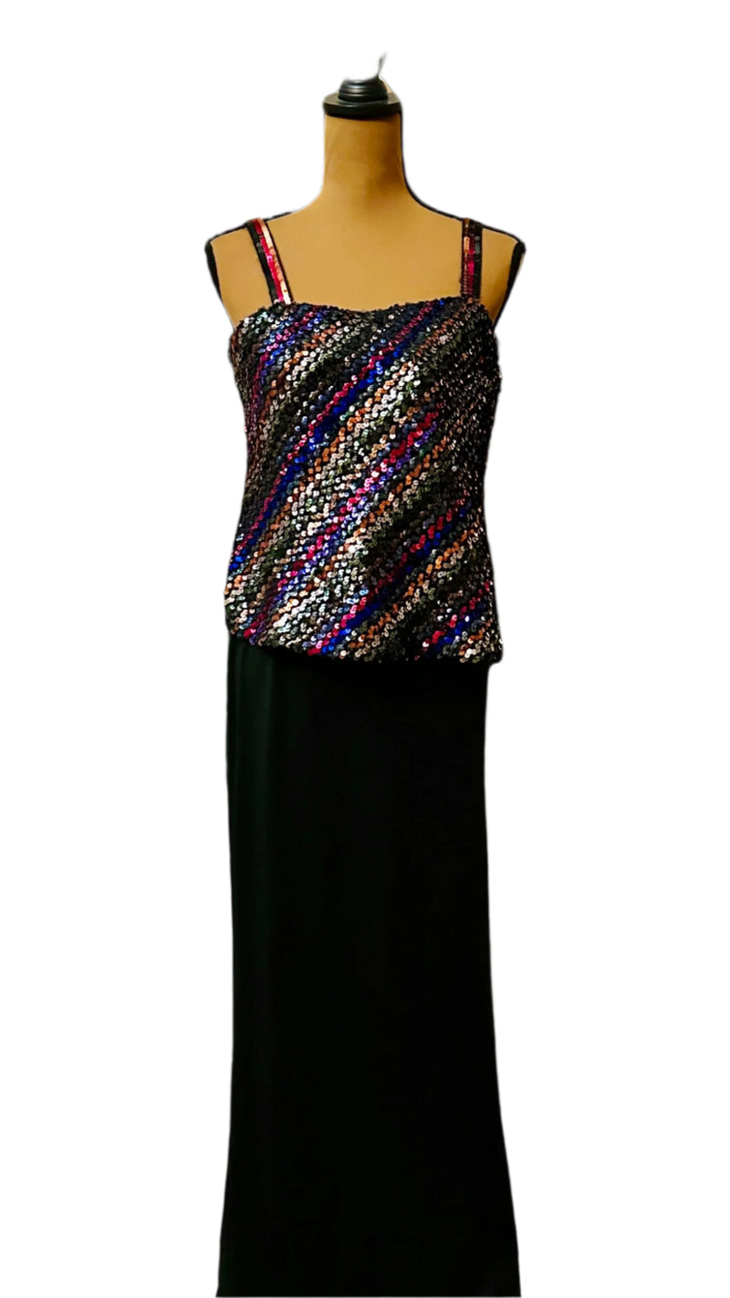 Dance Fever sequin multi color dress