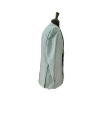 Baby Blue Blazer Classic 80s Men's Tailored Jacket - Size 42