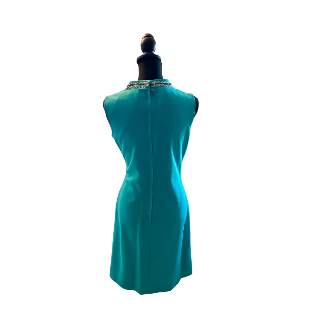 Classic 1960s Cocktail Sheath Dress Elegant Vintage Evening Style