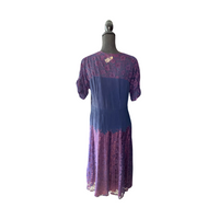 1940 Superior Craft by Malus Vintage purple with hint of lace. L
