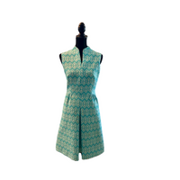 Ruth Norman for Gaye Gibson Front Pleat A-Line Vintage Dress - Size S