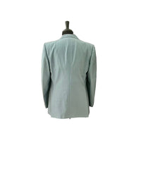 Baby Blue Blazer Classic 80s Men's Tailored Jacket - Size 42