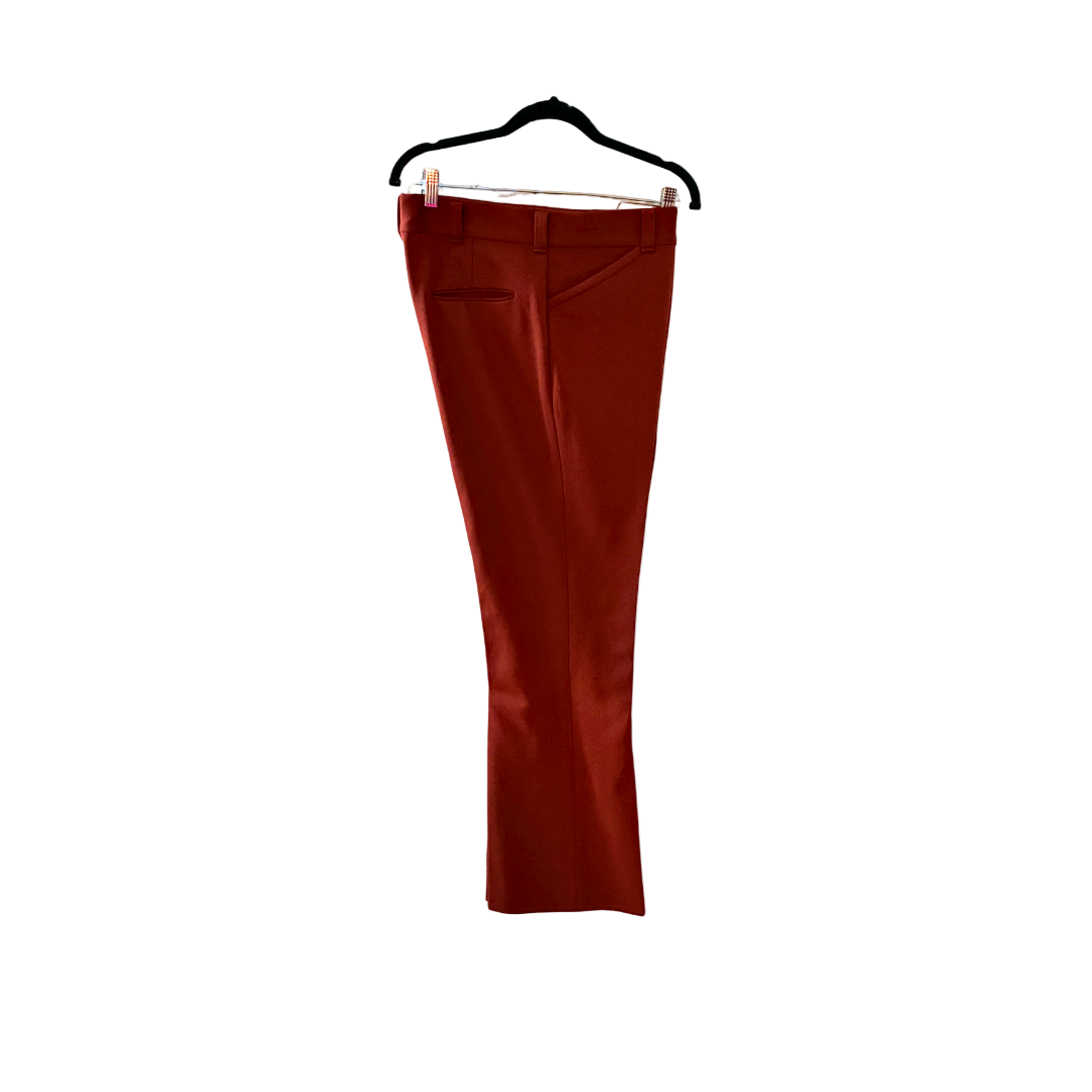 Men's Vintage Jantzen Rust Brown Slacks 34/40