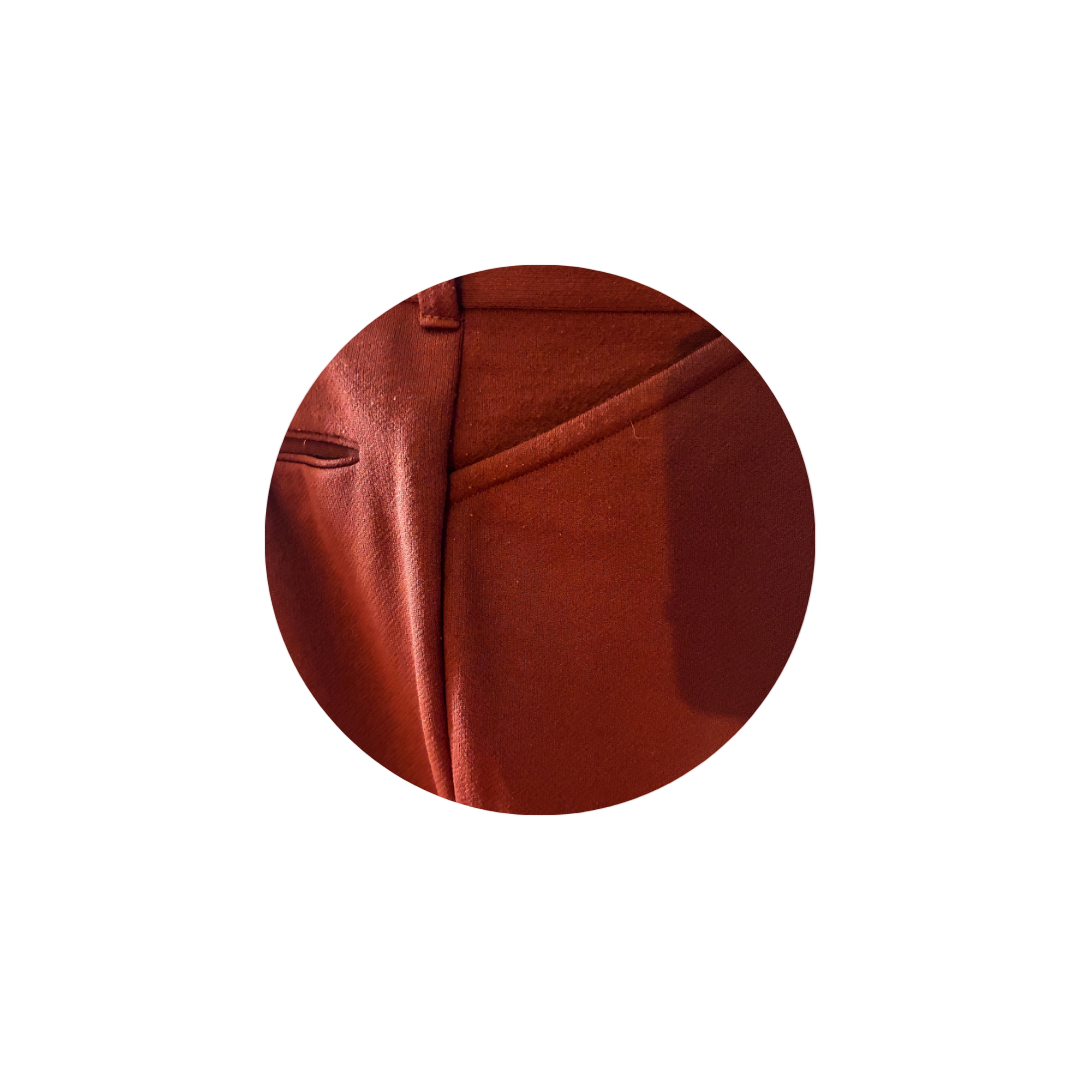 Rust Brown Slacks Jantzen Classic Vintage Menswear Trousers - Size 34