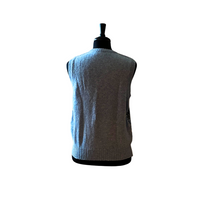 Men's Vintage gray and blue vest  Size Medium