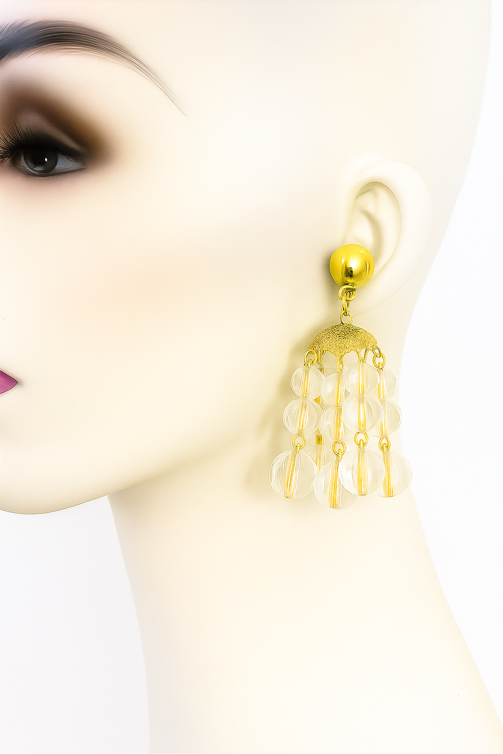 Vintage Crystal chandelier earrings