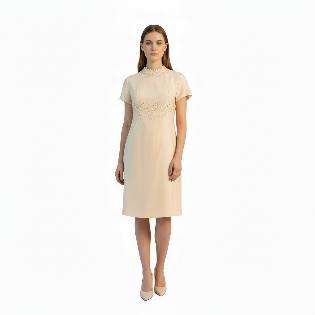 Sylvia Ann Vintage 60s Cocktail Dress- Size S
