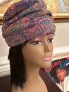 Vintage Herbert Bernard Slouch Hat in Lavender, Pink, and Blue