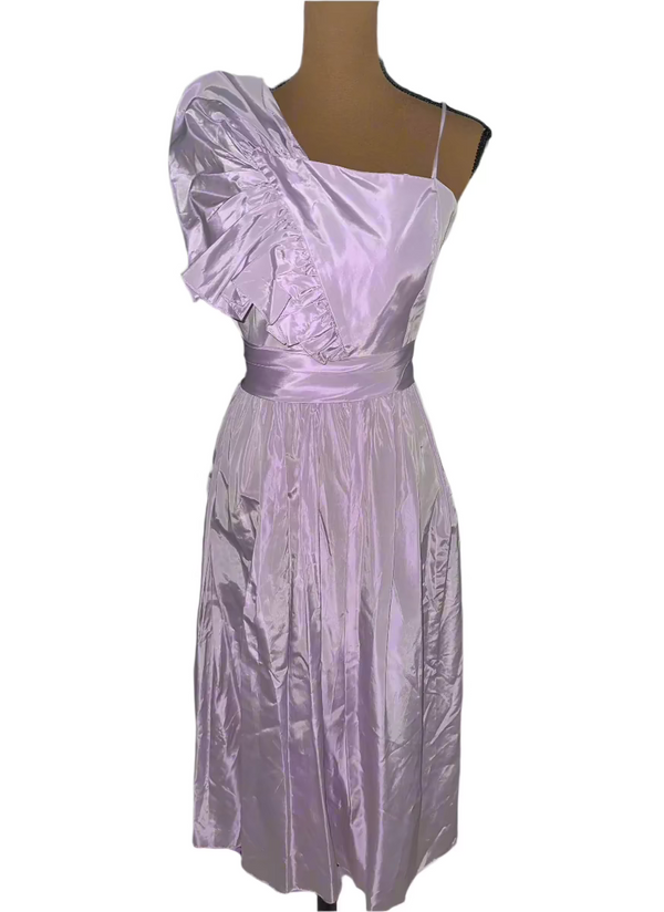 Vintage 80's Lavender Barbara Barbara Party Dress- Size S