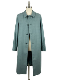 1960s Sears Men’s Store Teal-Blue Lightweight Trench Coat – Size 40