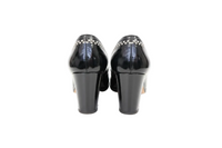 Vintage Saks Fifth Avenue Black Leather Pumps - Size 7