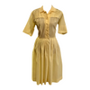 Retro Radiance 1950s Day Dress in Yellow – Size M