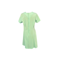 Vintage Lime Green 1960s Day Dress –  Size L/XL (12/14)