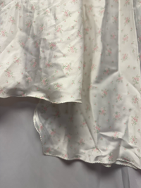 Ivory Floral Camisole & Skirt Lingerie Set – Size S